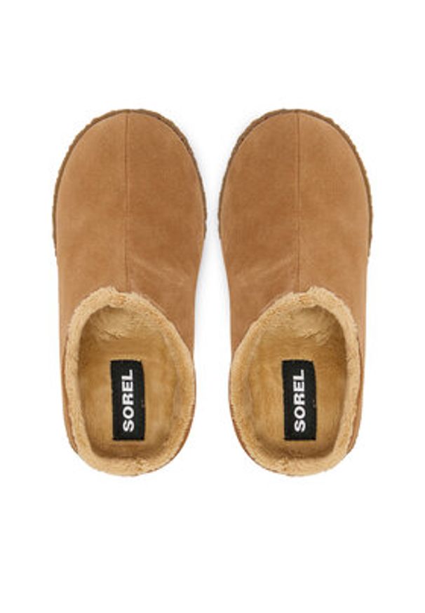 sorel - Sorel Kapcie Youth Lanner Ridge™ II NY3926 Brązowy. Kolor: brązowy. Materiał: skóra, zamsz