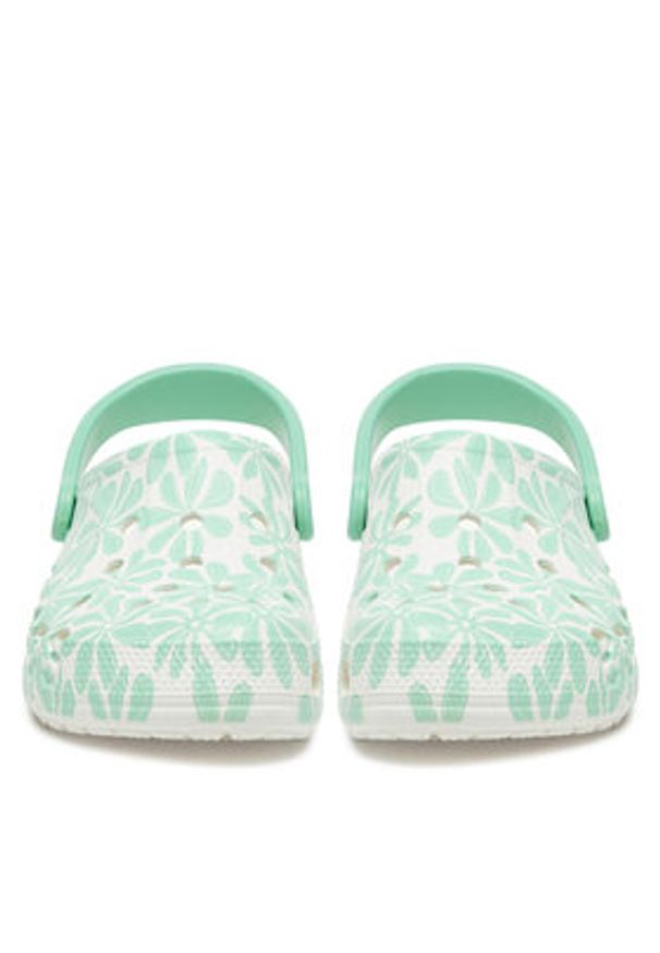 Crocs Klapki BAYA GRAPHIC CLOG 206230-3U3 Biały. Kolor: biały