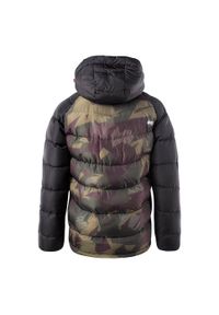 BEJO - Kurtka Ocieplana Dla Chłopca Camo Baldey. Kolor: czarny, wielokolorowy. Materiał: puch. Sport: turystyka piesza