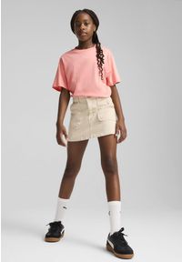 Puma - Młodzieżowa koszulka Essentials Boxy PUMA Pink Fruit. Kolor: różowy