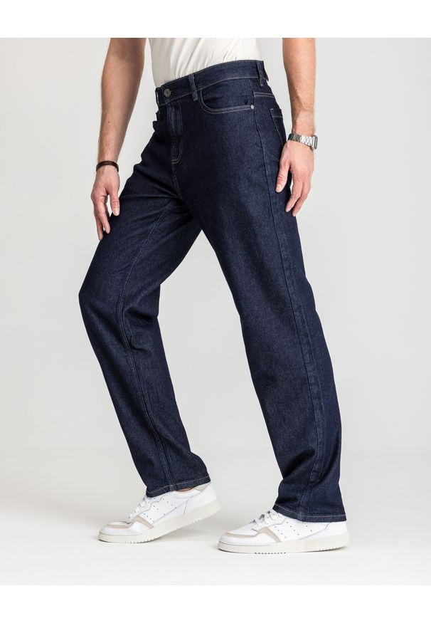 MARCUS - Męskie Spodnie Jeansowe Marcus Jason 2240 Jeans Rough Dry Blue 14-200318