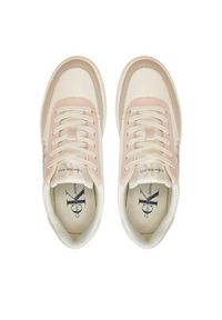 Calvin Klein Jeans Sneakersy Classic Cupsole Low Lace Lth Ml YW0YW01527 Różowy. Kolor: różowy. Materiał: skóra #4