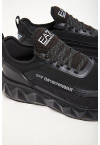 EA7 Emporio Armani - Sneakersy męskie EA7 EMPORIO ARMANI. Materiał: materiał. Wzór: nadruk, aplikacja #5