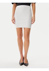 Guess Spódnica ołówkowa W5GD88Z3L10 Écru Slim Fit. Materiał: wiskoza #1