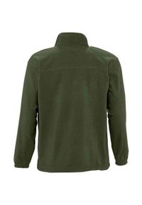 SOL'S - Bluza Polarowa Unisex Dla Dorosłych North. Kolor: zielony. Materiał: polar. Sezon: zima