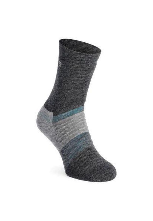 BOXRAW - Skarpety merino Inov-8 Merino High Sock. Kolor: szary, fioletowy, niebieski, wielokolorowy. Sport: kolarstwo