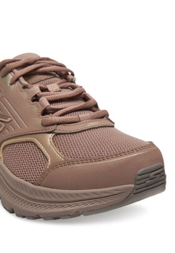skechers - Skechers Buty do biegania GO RUN Consistent 2.0 128606/LTBR Beżowy. Kolor: beżowy. Materiał: skóra. Sport: bieganie