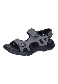 Buty do chodzenia męskie CMP Emby Hiking. Zapięcie: rzepy. Kolor: czarny, szary, wielokolorowy. Materiał: skóra. Sport: turystyka piesza