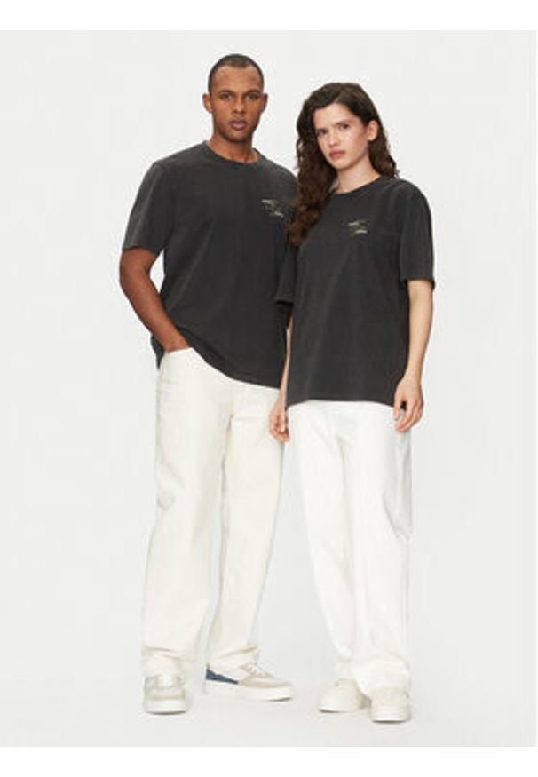Filling Pieces T-Shirt Unisex Topiary 7449984 Szary Regular Fit. Kolor: szary. Materiał: bawełna