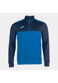 Bluza do piłki nożnej męska Joma Winner. Kolor: niebieski. Wzór: haft. Sport: piłka nożna