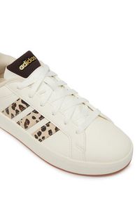 Adidas - adidas Sneakersy Grand Court 3.0 Shoes Junior KJ4849 Biały. Kolor: biały. Materiał: skóra #4