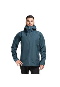 Kurtka przeciwdeszczowa męska Rab Namche GTX Jacket z kapturem. Typ kołnierza: kaptur. Kolor: niebieski #1