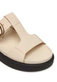 Clarks Klapki Aristella West 26185812 Écru. Kolor: kremowy. Materiał: skóra #3