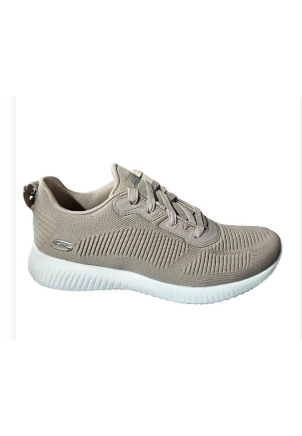 skechers - Buty sportowe damskie Skechers Bobs Squad-Tough Talk. Okazja: na co dzień. Kolor: brązowy. Model: Skechers Sport. Sport: turystyka piesza
