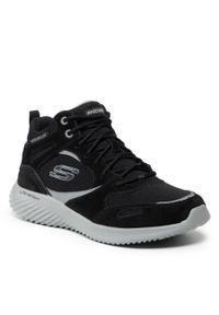 skechers - Sneakersy Skechers Hyridge 52589/BKGY Black/Gray. Kolor: czarny. Materiał: materiał