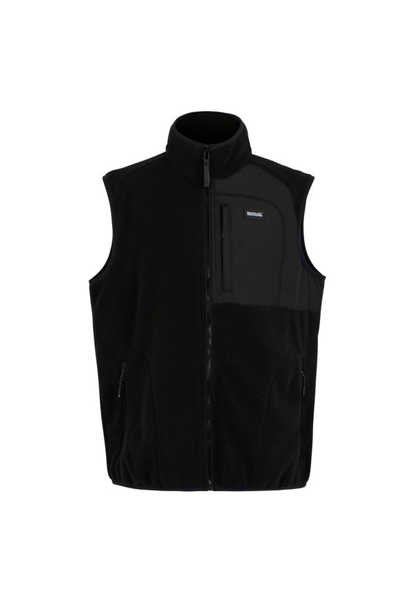 Regatta - Ocieplana Męska Borg Frankie. Kolor: czarny. Styl: sportowy. Sport: turystyka piesza