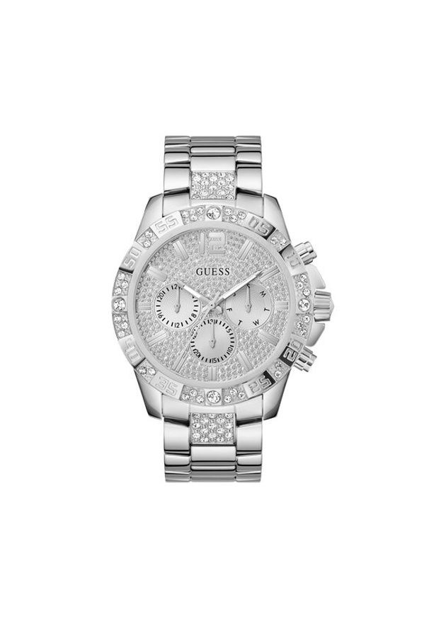 Guess Zegarek GW0796G1 Srebrny. Kolor: srebrny