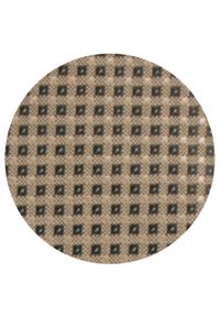 Męski Krawat - Beżowy w Drobny Wzór - Alties. Kolor: beżowy, wielokolorowy, brązowy. Materiał: tkanina. Styl: elegancki, wizytowy #2