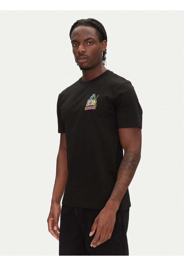 Volcom T-Shirt Catv A3512552 Czarny Classic Fit. Kolor: czarny. Materiał: bawełna