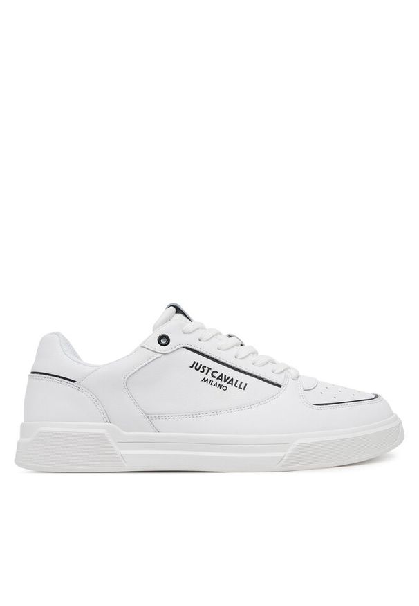 Sneakersy Just Cavalli. Kolor: biały