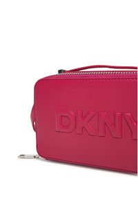DKNY Torebka R44EZI35 Bordowy. Kolor: różowy. Materiał: skórzane
