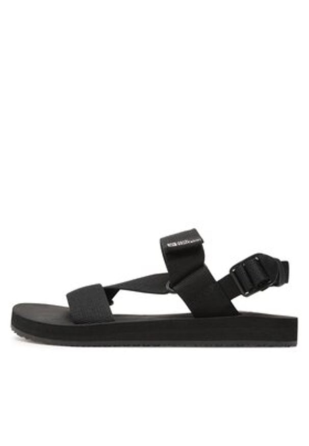 Jack Wolfskin Sandały Urban Entdeckung Belt Sandal W 4056801 Czarny. Kolor: czarny. Materiał: materiał