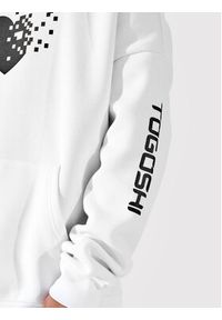 Togoshi Bluza Unisex TG22-BLU001 Biały Oversize. Kolor: biały. Materiał: syntetyk #15