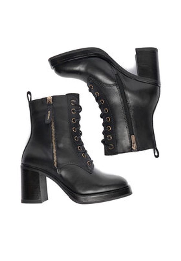 MEXX Trzewiki CEO-MX/039C-RST Czarny. Kolor: czarny. Materiał: skóra