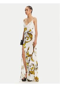 Versace Jeans Couture Sukienka letnia 78HAO900 Biały Regular Fit. Kolor: biały. Materiał: wiskoza. Sezon: lato #3