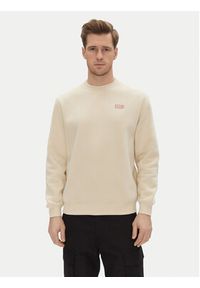 Hunter Bluza May HARM0058251 Beżowy Relaxed Fit. Kolor: beżowy. Materiał: bawełna #4