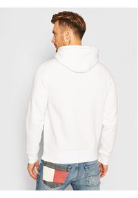 TOMMY HILFIGER - Tommy Hilfiger Bluza Logo MW0MW11599 Biały Regular Fit. Kolor: biały. Materiał: syntetyk #3