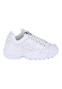 Buty do chodzenia damskie Fila Disruptor Ii Multiflag. Kolor: biały. Materiał: materiał, syntetyk. Szerokość cholewki: normalna. Sport: turystyka piesza