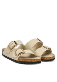 Birkenstock Klapki Arizona Big Buckle Hex 1031873 Beżowy. Kolor: beżowy. Materiał: skóra #6