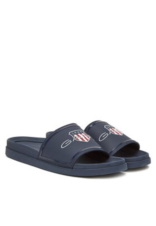 GANT - Gant Klapki 30639894 Granatowy. Kolor: niebieski