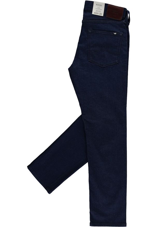 Męskie Spodnie Jeansowe Mustang Style Orlando Slim Denim Blue 1016314 5000 801