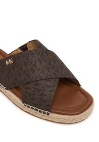 MICHAEL Michael Kors Espadryle Kenzie 40R6KZFS1B Brązowy. Kolor: brązowy. Materiał: skóra #3