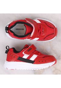 Atletico Buty półbuty sportowe dziecięce na rzep czerwone AbcKids B933104083. Zapięcie: rzepy. Kolor: czerwony #4