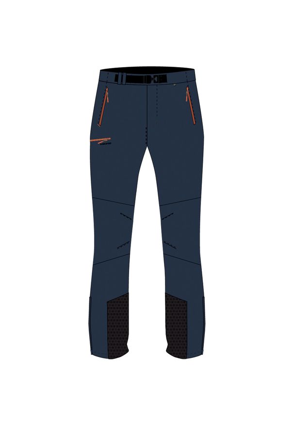 Spodnie trekkingowe męskie Viking Summit Warm 2.0. Kolor: niebieski. Sezon: lato. Sport: turystyka piesza
