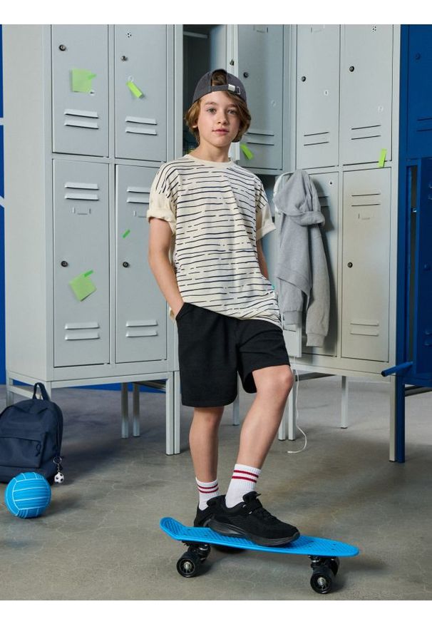 Sinsay - Szorty w stylu basic 2 pack - czarny. Kolor: czarny