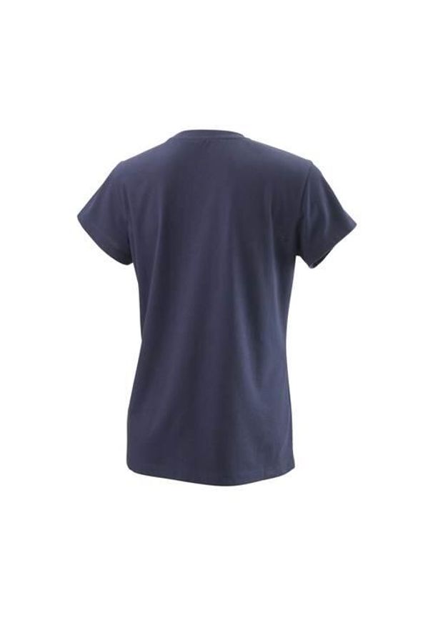 Koszulka sportowa damska Wilson Shirt Team Ii Tech. Kolor: niebieski. Materiał: bawełna, poliester. Długość rękawa: krótki rękaw. Długość: krótkie