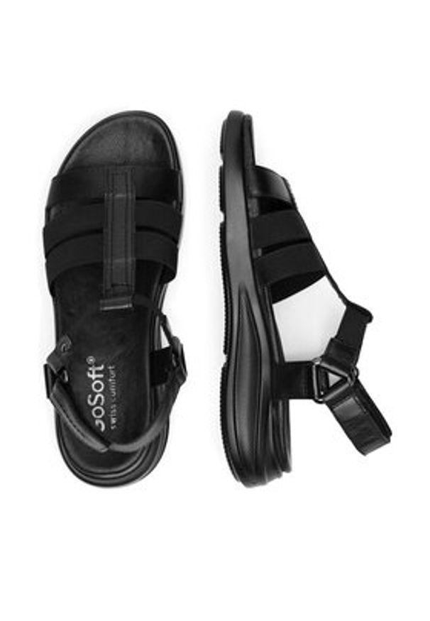 Go Soft Sandały RST-STAR-01 Czarny. Kolor: czarny. Materiał: materiał