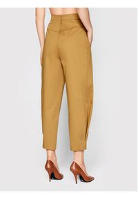Sisley Spodnie materiałowe 4FETLF00B Brązowy Relaxed Fit. Kolor: brązowy. Materiał: bawełna #3