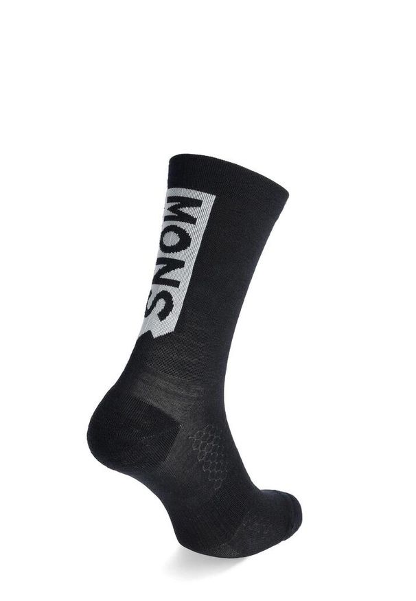 MONS ROYALE - Skarpety rowerowe Mons Royale Atlas Crew Sock. Kolor: czarny. Sport: kolarstwo