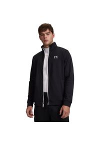 Bluza męska Under Armour Sportstyle Tricot Jacket (1329293-002). Kolor: czarny. Długość: długie. Styl: klasyczny #1
