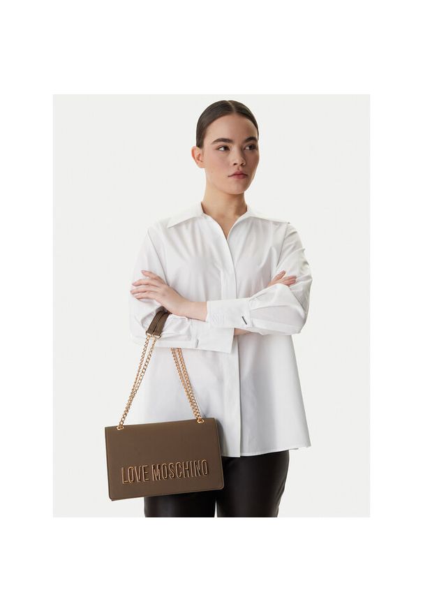 Love Moschino - Torebka LOVE MOSCHINO. Kolor: brązowy