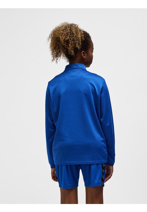 Hummel - Bluza dziecięca sportowa hmlESSENTIAL HALF-ZIP KIDS. Kolor: niebieski