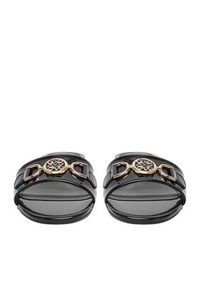 Nine West Klapki CEO-LS6445-01 Czarny. Kolor: czarny. Materiał: materiał #6