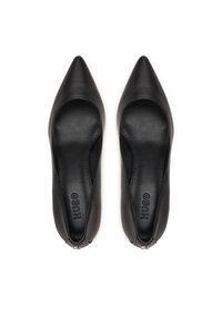 Hugo - HUGO Szpilki Devany 50557663 Czarny. Kolor: czarny. Materiał: skóra. Obcas: na szpilce #5