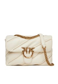 Pinko - PINKO Torebka Love Puff Classic Cl PE 25 PLTT 100038 A26T Écru. Materiał: skórzane