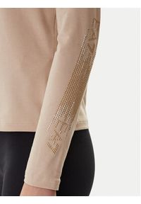 EA7 Emporio Armani Bluzka 7W000522 AF10373 U1046 Beżowy Regular Fit. Kolor: beżowy. Materiał: bawełna #3